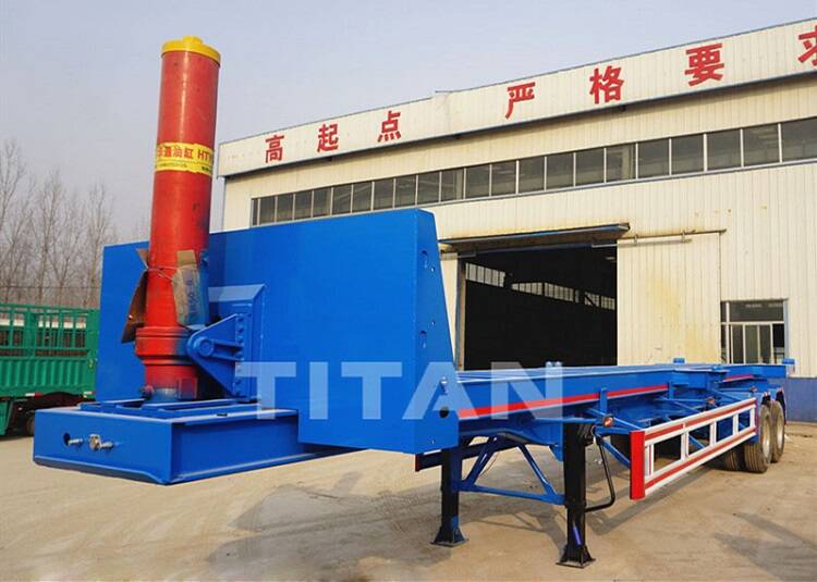 Tipping chassis semi trailer