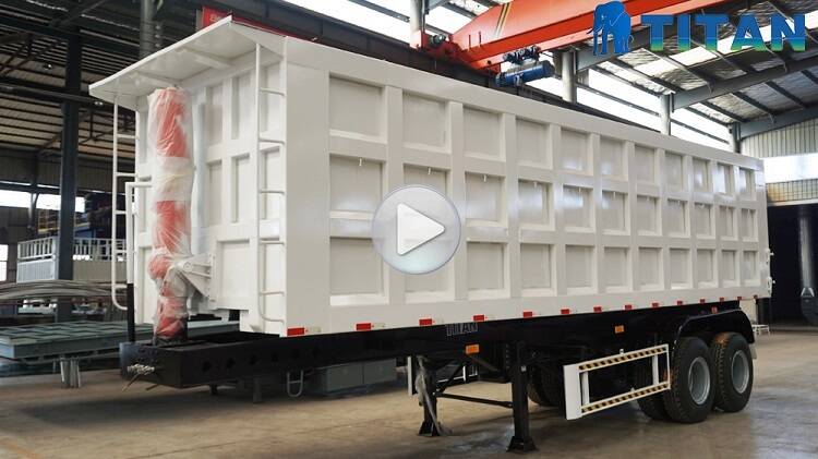 30cbm Hydraulic Dump Truck Trailer