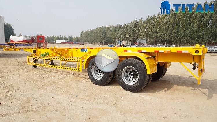 2 Axle Skeleton Trailer