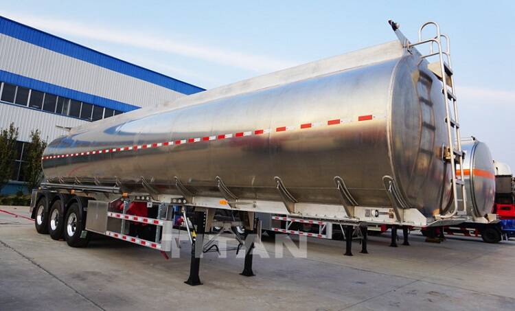 Aluminum Alloy Oil Tanker Semi-trailer