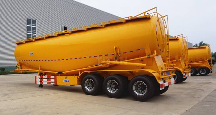3 Axles Cement Tanker Trailer