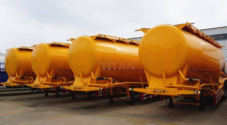 3 Axles Cement Tanker Trailer
