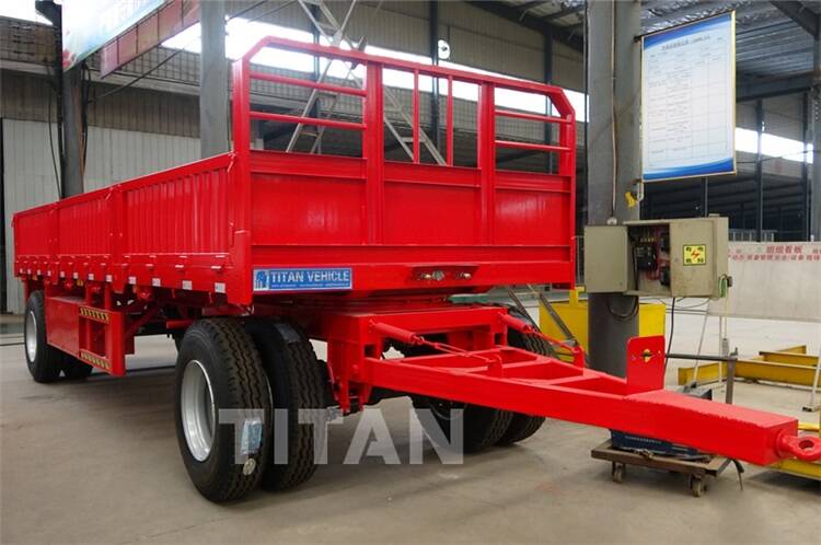 Dropside Drawbar Pulling Trailer
