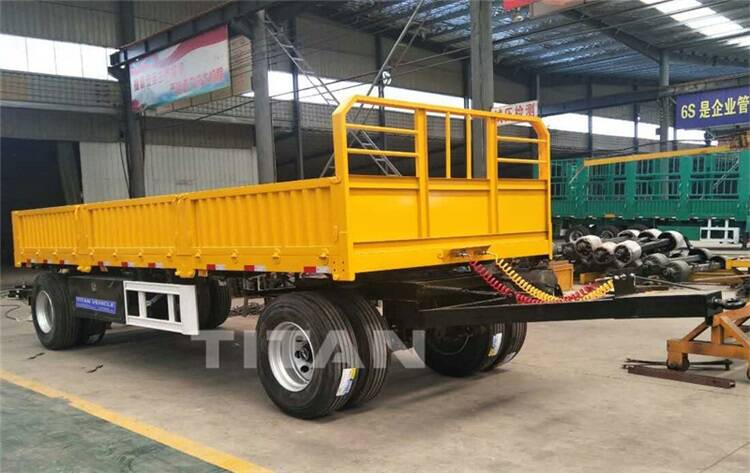 Dropside Drawbar Pulling Trailer