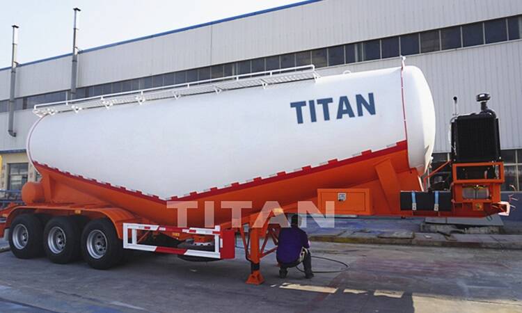 Powdered Material Transport Silo Trailer