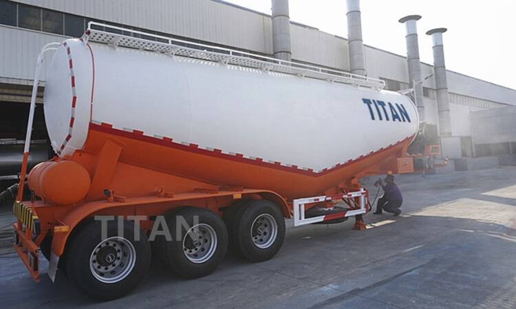 Powdered Material Transport Silo Trailer