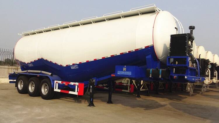 W Shaped Dry Bulk Trailer