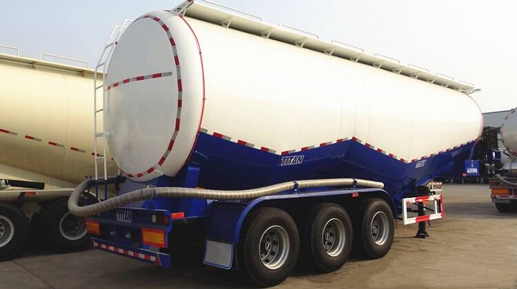 W Shaped Dry Bulk Trailer