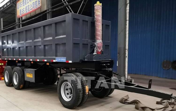 Drawbar dumper trailer