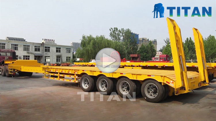 Lowbed Extendable Trailer 4 Axle