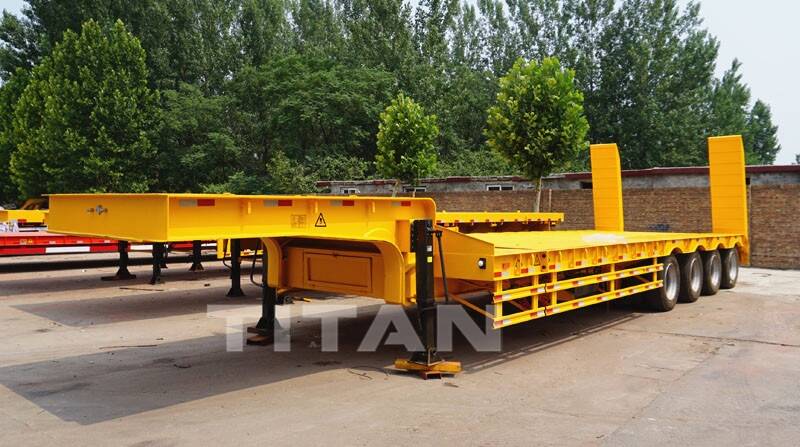 Lowbed Extendable Trailer 4 Axle