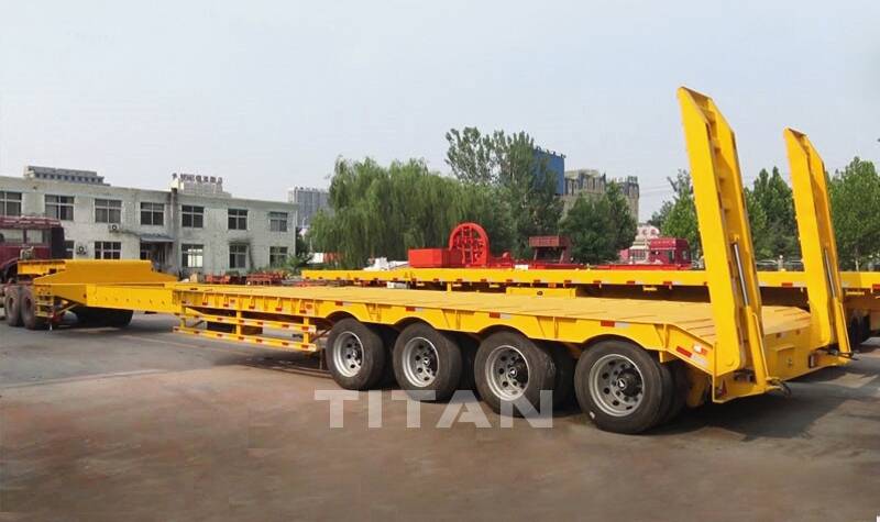 Lowbed Extendable Trailer 4 Axle