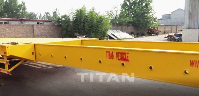 Lowbed Extendable Trailer 4 Axle