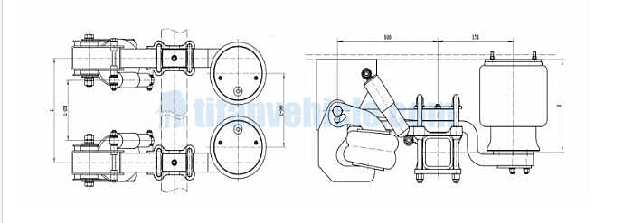 Truck Trailer Airbag Suspension