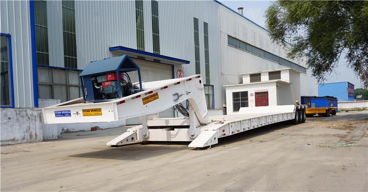 120T Detchable goosneck Trailer For Sale