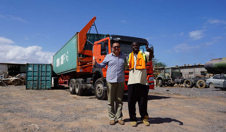 Container Side Loader Trailer Price