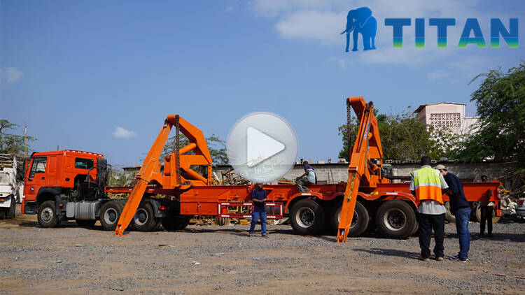 Side Loader Trailer Price for Sale Manufacturer