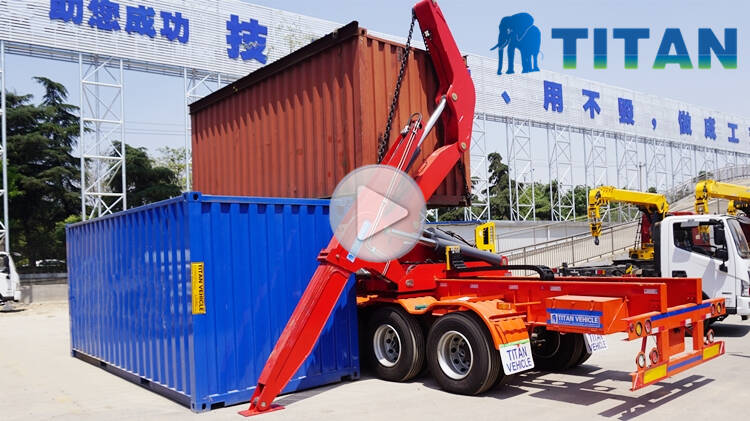 Container Side Loader Trailer video