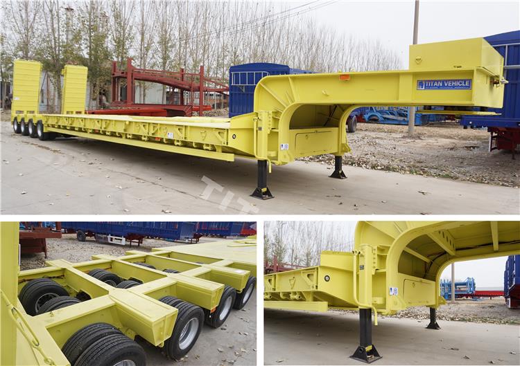 120 ton low bed trailer truck