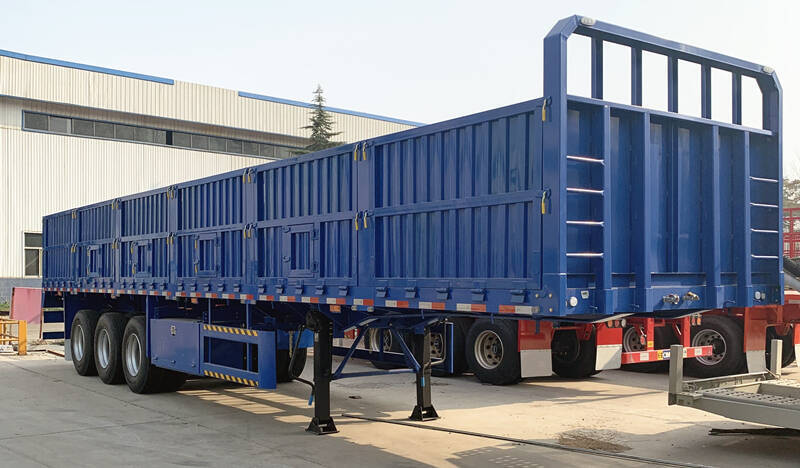 Side Wall Semi Trailer | 3 Axle Cargo Trailer for Sale - TITAN Vehicle