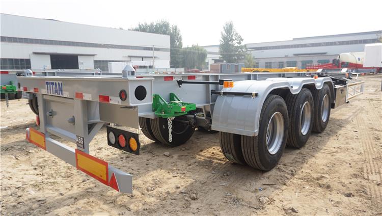 Container Chassis for Sale  Tri Axle Chassis Trailer for Nigeria