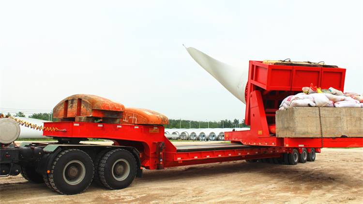 Types of Windmill Blades Wind Turbine Blade Transport Trailer