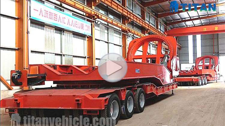 Wind Blade Trailer for 80m Wind Blades Transport