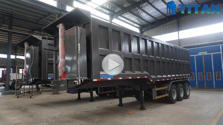 Tri Axle Tipping Trailer video