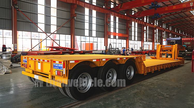 Tri Axle 80 Ton Hydraulic Detachable Gooseneck Trailer
