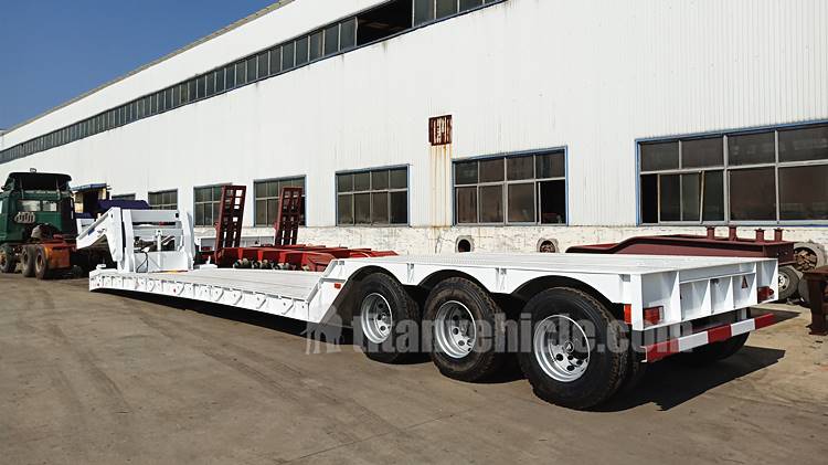 Tri Axle Lowboy Equipment Trailer