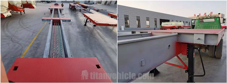 Blade Lifters Extendable Trailer for wind turbine blade transportation