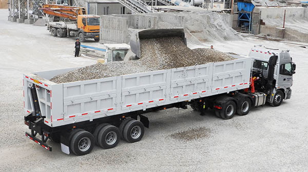 Side Dump Semi Trailer for Sale