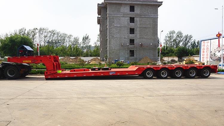 Hydraulic Detachable Gooseneck Lowboy Trailer for Sale in Nigeria