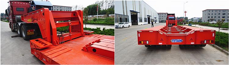 Hydraulic Detachable Gooseneck Lowboy Trailer for Sale in Nigeria