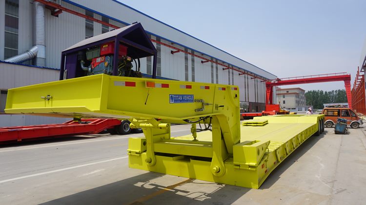 Front Loading Low Bed Trailer for sale in Abuja Nigeria