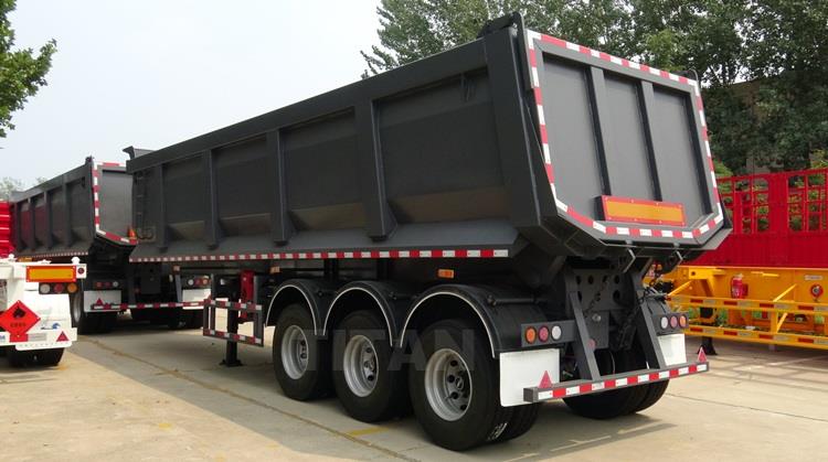 50T Dump Semi-trailer for Sale in Tanzania Dar es salaam