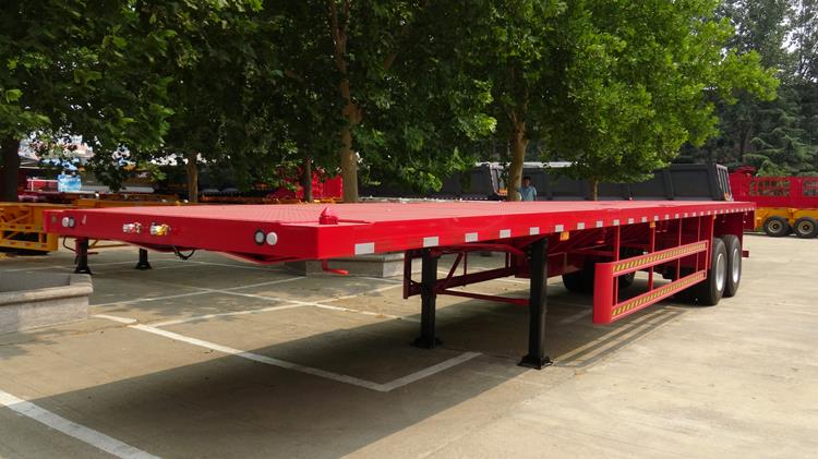 2 Axle 40 ft Flatbed Trailer for Sale in Madagascar - TITAN