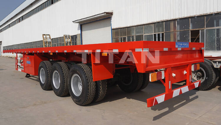 3 Axle Flatbed Semi Trailer for Sale in Zimbabwe - TITAN Vehicle