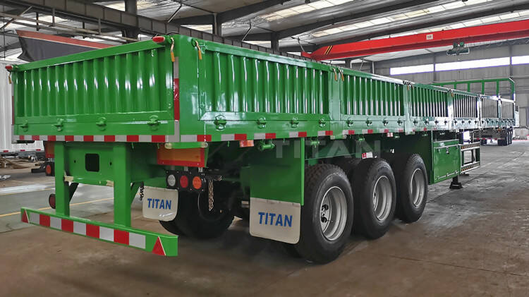 Sidewall Cargo Semi Trailer for Sale in Nigeria - TITAN Vehicle