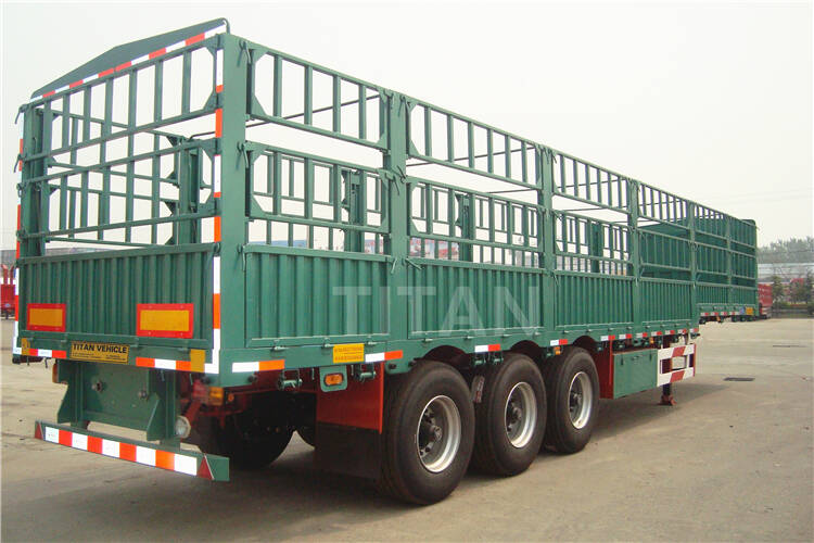 Gooseneck Fence Semi Trailer for Sale in Jamaica - TITAN Vehicle