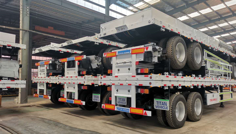 China Side Wall Semi Trailer for Sale in Jamaica - TITAN Vehicle