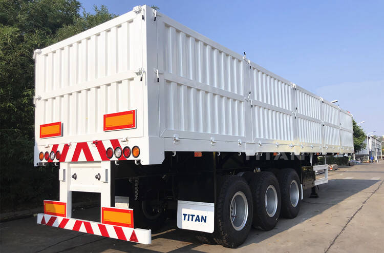 China Side Wall Semi Trailer for Sale in Jamaica - TITAN Vehicle