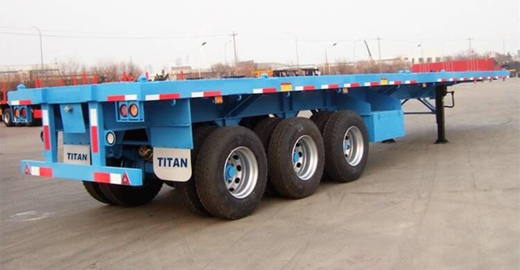 3 axle 40 ft flatbed trailer for sale