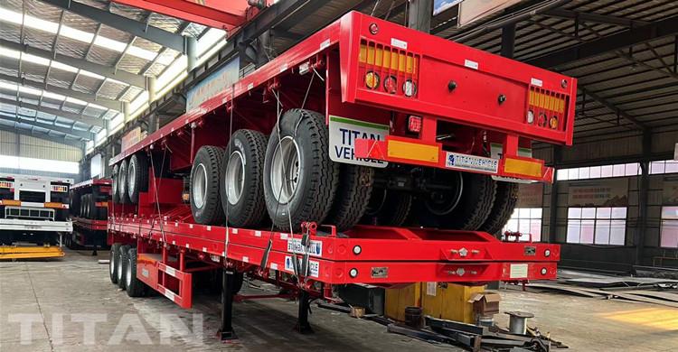 12.5m Tri Axle Flatbed Trailer for Sale Near Me in Nigeria
