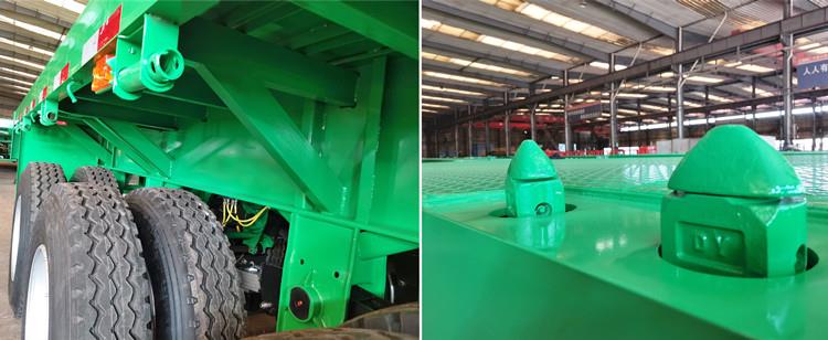 Tri Axle Flat Bed Trailer Price | Flatbed Tractor Truck Trailer for Sale in Nigeria