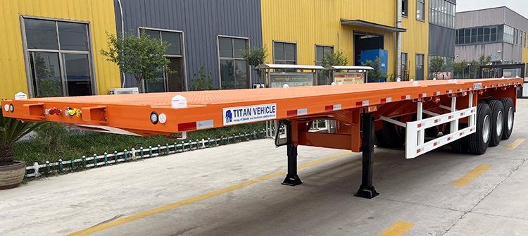12 Metre 3 Axle Flatbed Truck Trailer for Sale in Tanzania