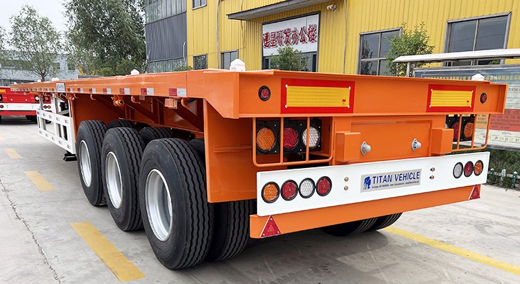 12 Metre 3 Axle Flatbed Truck Trailer for Sale in Tanzania
