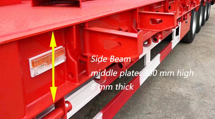 4 Axle Low Loader Truck for Sale | Semi Low Loader Trailer for Sale in Tanzania
