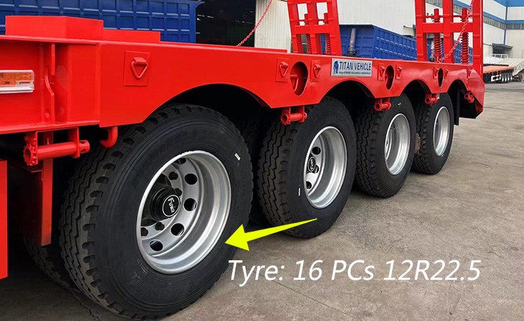 4 Axle Low Loader Truck for Sale | Semi Low Loader Trailer for Sale in Tanzania