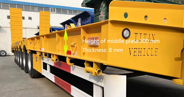 6 Axle Hydraulic Low Bed Trailer Price | 40Ft Low Bed Trailer with Ramp for Sale in Nigeria